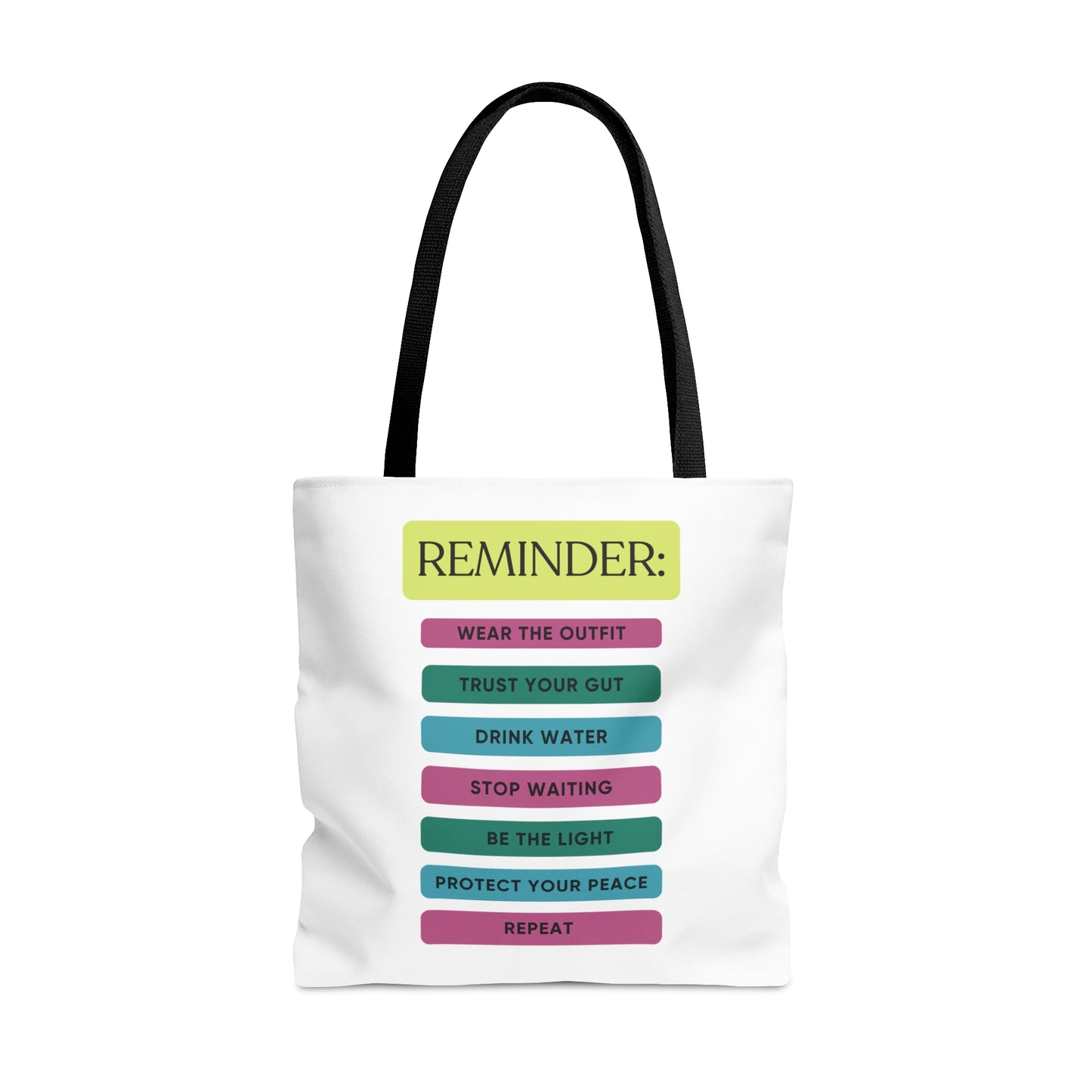 Reminder Tote Bag