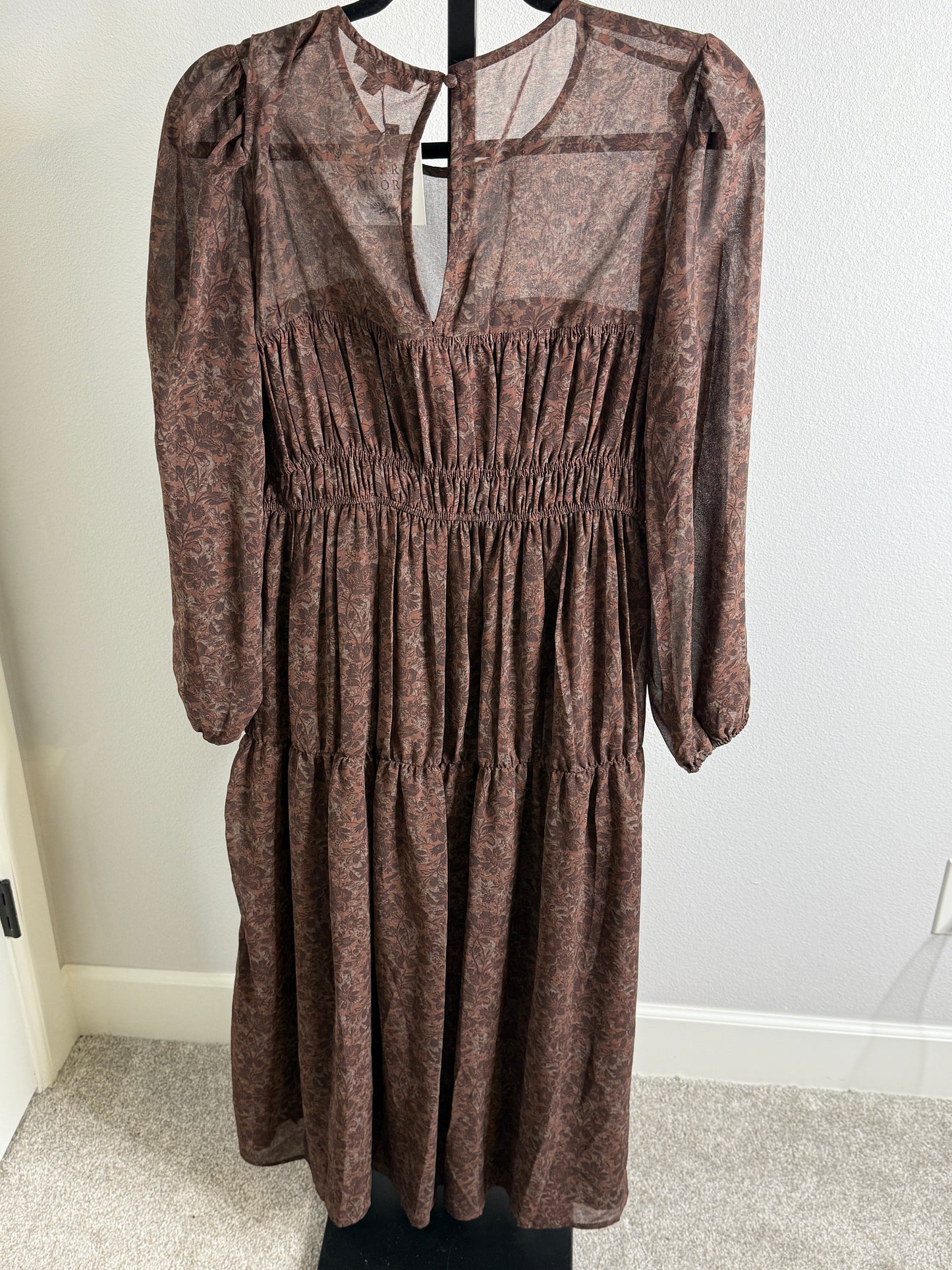 Floral Sweetheart Midi Dress