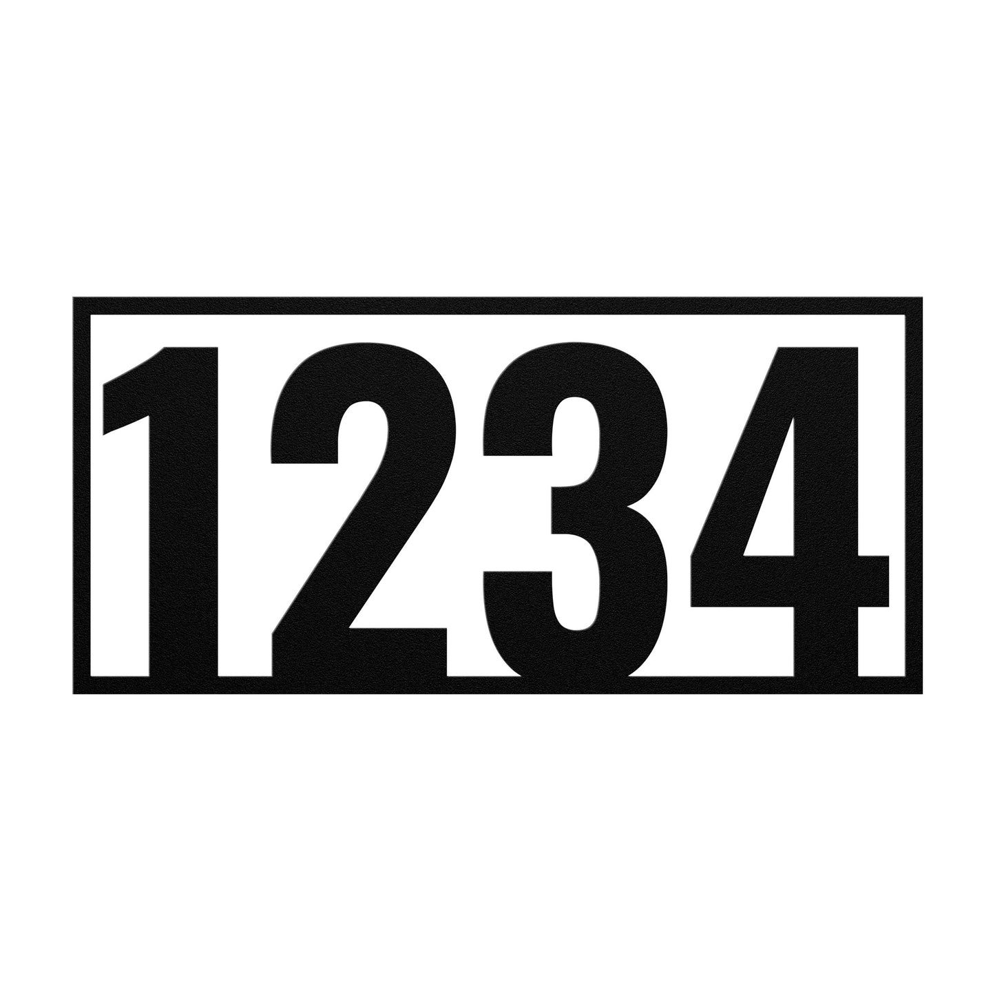 Metal House Number Die-Cut Sign, Modern Metal House Numbers, Personalized Number Sign, New Homeowner Gift, Wedding Gift