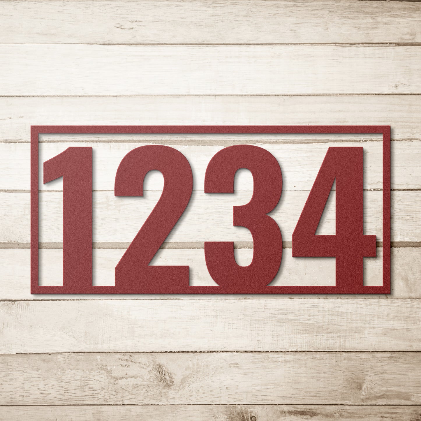 Metal House Number Die-Cut Sign, Modern Metal House Numbers, Personalized Number Sign, New Homeowner Gift, Wedding Gift