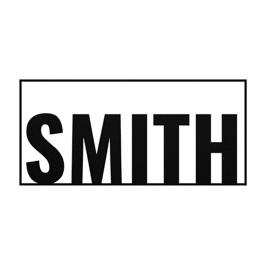 Metal Last Name Die-Cut Sign, Modern Metal Last Name, Personalized Married Name Sign, New Homeowner Gift, Wedding Gift