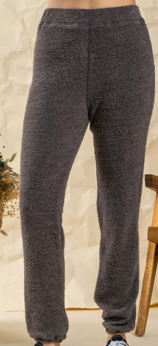 Soft Joggers in Charcoal